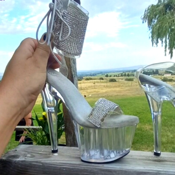 Dancer/stripper shoes size 6 ALL 3 $80 SOLD - Picture 3 of 4